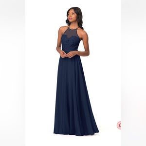 Azazie Kinsey Dark Navy Bridesmaid Dress